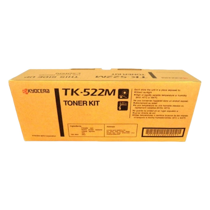 Kyocera TK-522M Magenta Toner Cartridge