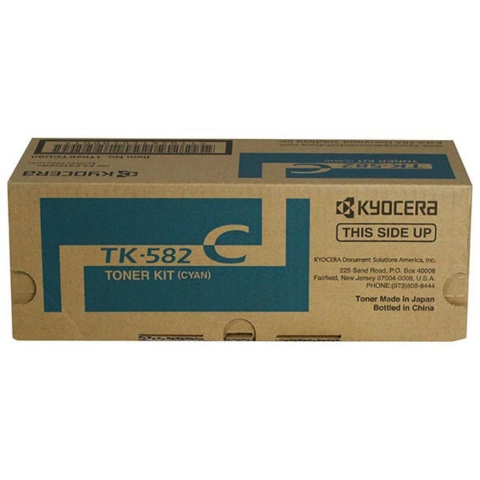 Kyocera TK-582C Cyan Toner Cartridge
