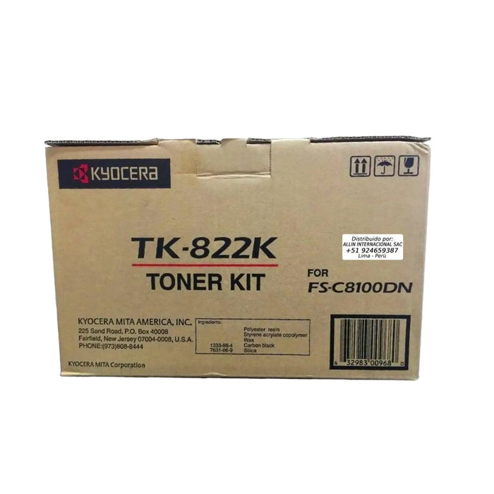 Kyocera TK-822K Black Toner Cartridge