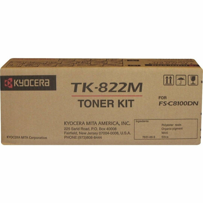 Kyocera TK-822M Magenta Toner Cartridge