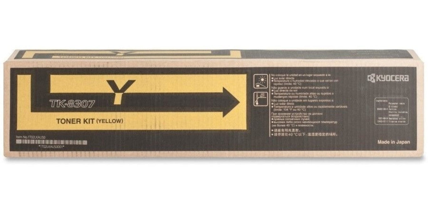Kyocera TK-8307Y Yellow Toner Cartridge