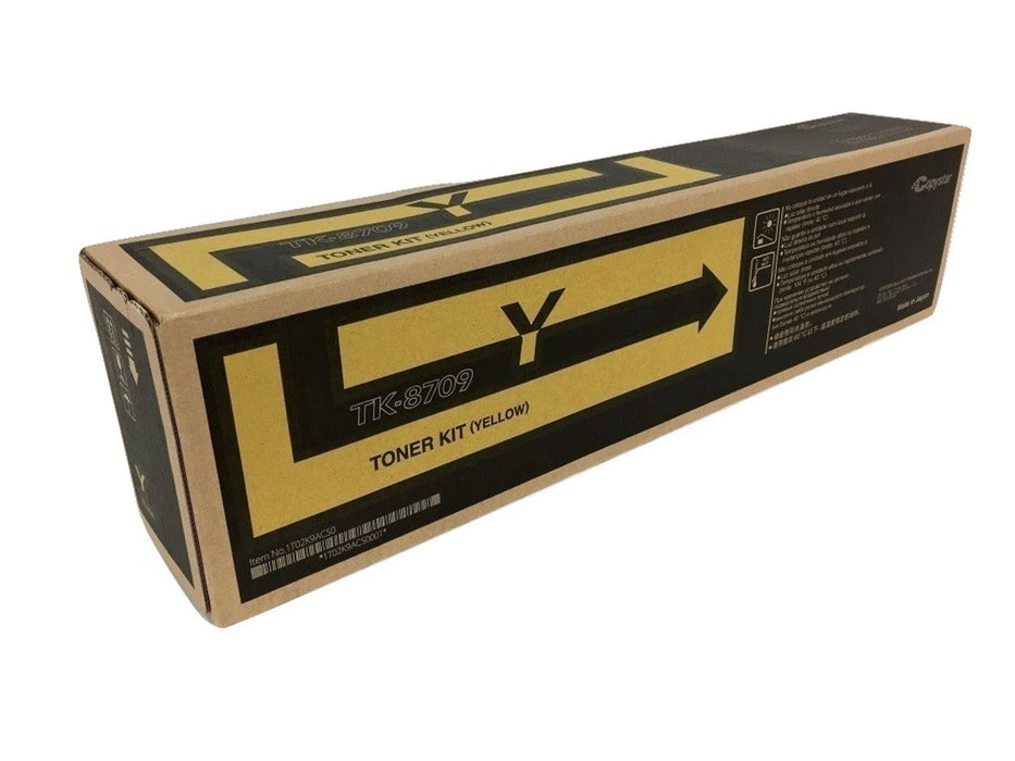 Kyocera TK-8709Y Yellow Toner Cartridge