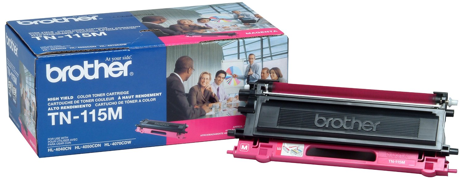 Brother TN-115M Magenta High Yield Toner Cartridge