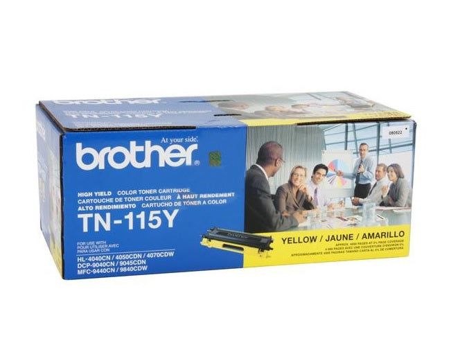 Brother TN-115Y Yellow High Yield Toner Cartridge