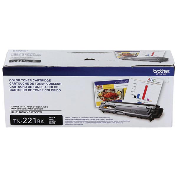Brother TN-221BK Black Toner Cartridge