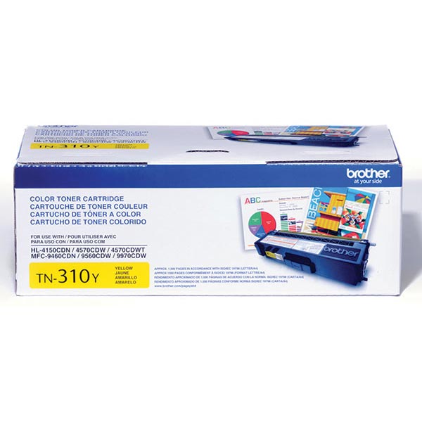 Brother TN-310Y Yellow Toner Cartridge