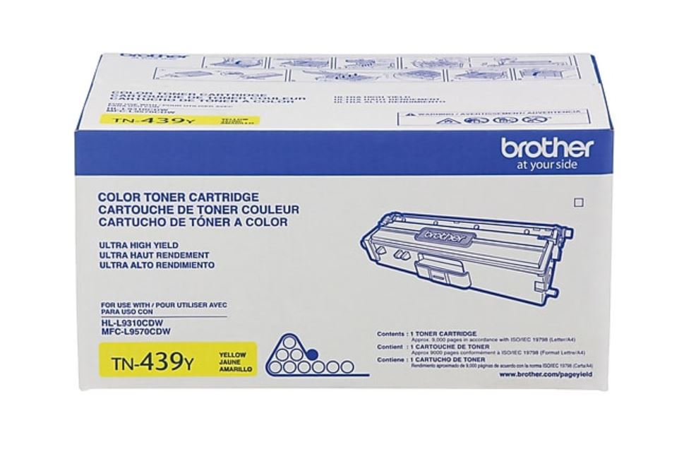 Brother TN-439Y Yellow Ultra High Yield Toner Cartridge