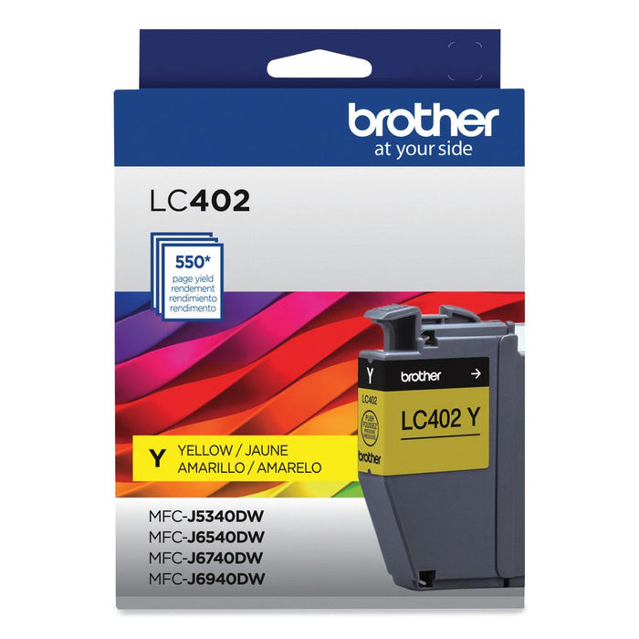 Brother LC402YS Yellow Standard-Yield INKvestment Tank Ink Cartridge