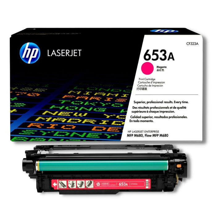 HP 653A CF323A Magenta Standard Yield Original LaserJet Toner Cartridge – 16,500 Pages
