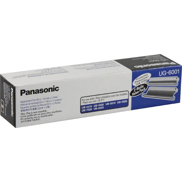 Panasonic UG-6001 Black Thermal Transfer Replacement Film Roll