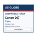 Compatible USGCN5101C001WC Cyan Canon Toner Cartridge — front-facing retail box