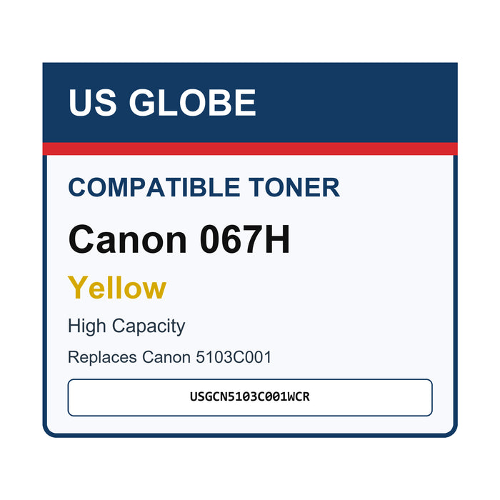 Compatible USGCN5103C001WCR White Canon High Yield Toner Cartridge — front-facing retail box