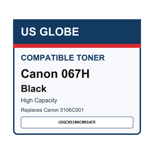 Compatible USGCN5106C001WCR Black Canon High Yield Ink Cartridge — front-facing retail box