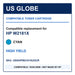 US Globe compatible non-OEM toner for HP W2181X, cyan high yield, SKU USGHPW2181XUOCR