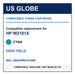 US Globe compatible non-OEM toner for HP W2181X, cyan high yield, SKU USGHPW2181XWC