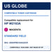 US Globe compatible non-OEM toner for HP W2183A, magenta standard yield, SKU USGHPW2183AUOCR