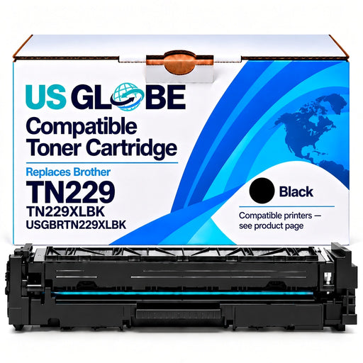 US Globe USGBRTN229XLBK Black Compatible Toner Cartridge (Replaces Brother TN229XLBK)