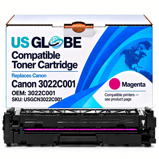 US Globe USGCN3022C001 Magenta Compatible Toner Cartridge (Replaces Canon 3022C001)
