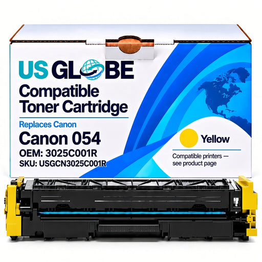 US Globe USGCN3025C001R Yellow Compatible Toner Cartridge (Replaces Canon 3025C001R)