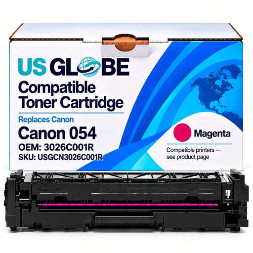US Globe USGCN3026C001R Magenta Compatible Toner Cartridge (Replaces Canon 3026C001R)