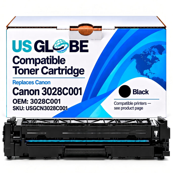 US Globe USGCN3028C001 Black Compatible Toner Cartridge (Replaces Canon 3028C001)