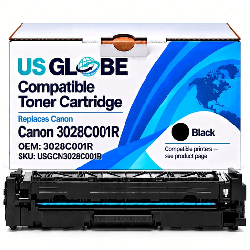 US Globe USGCN3028C001R Black Compatible Toner Cartridge (Replaces Canon 3028C001R)