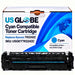 US Globe USGKYTK5242C Cyan Compatible Toner Cartridge (Replaces Kyocera TK5242C)