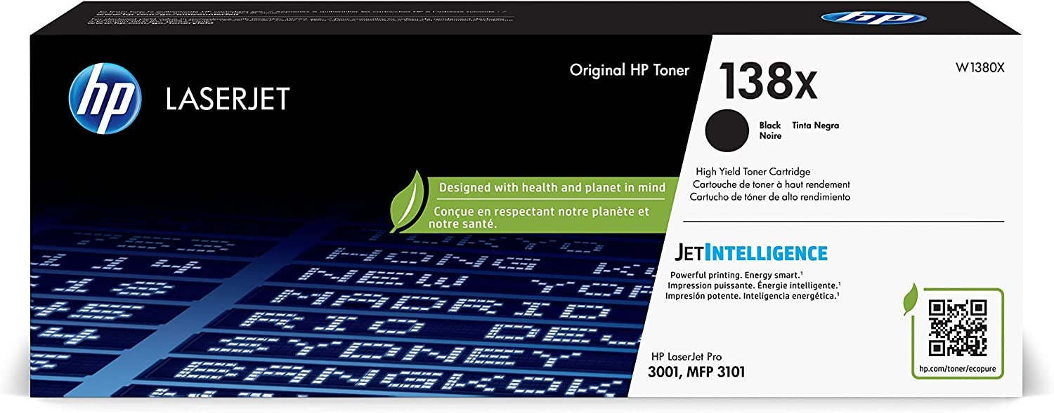 HP W1380X Black Toner Cartridge