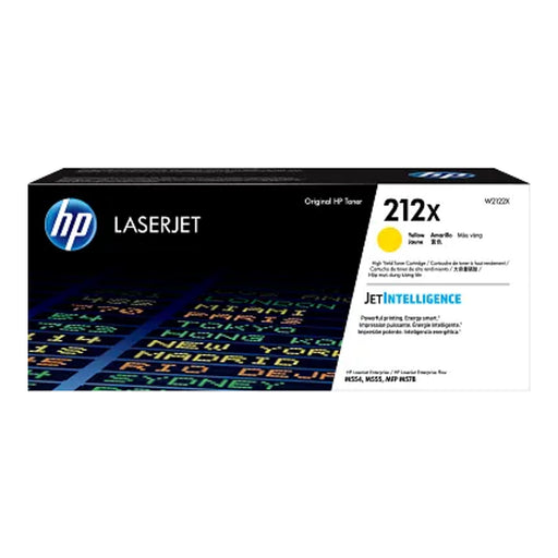 HP 212X (W2122X) Yellow High Yield Original OEM Toner Cartridge