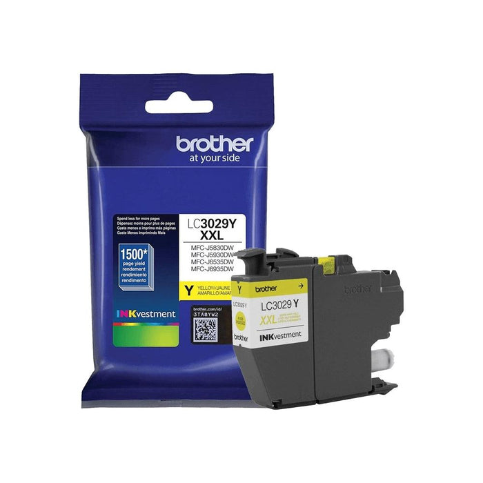 Brother LC3029Y Yellow Super High-Yield INKvestment Original Ink Cartridge