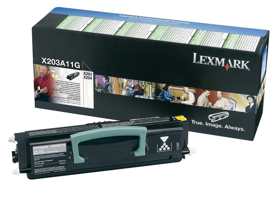 Lexmark X203A11G Black Return Program Toner Cartridge