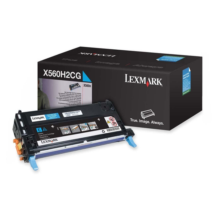 Lexmark X560H2CG Cyan High Yield Toner Cartridge