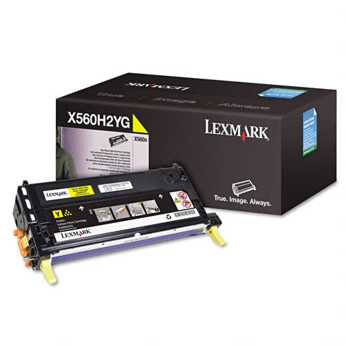 Lexmark X560H2YG Yellow High Yield Toner Cartridge