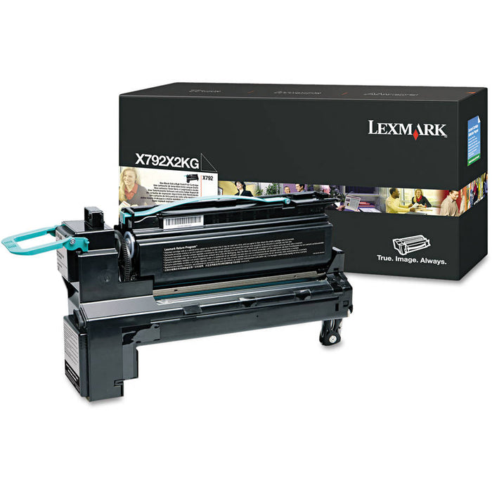 Lexmark X792X2KG Black Extra High Yield Toner Cartridge
