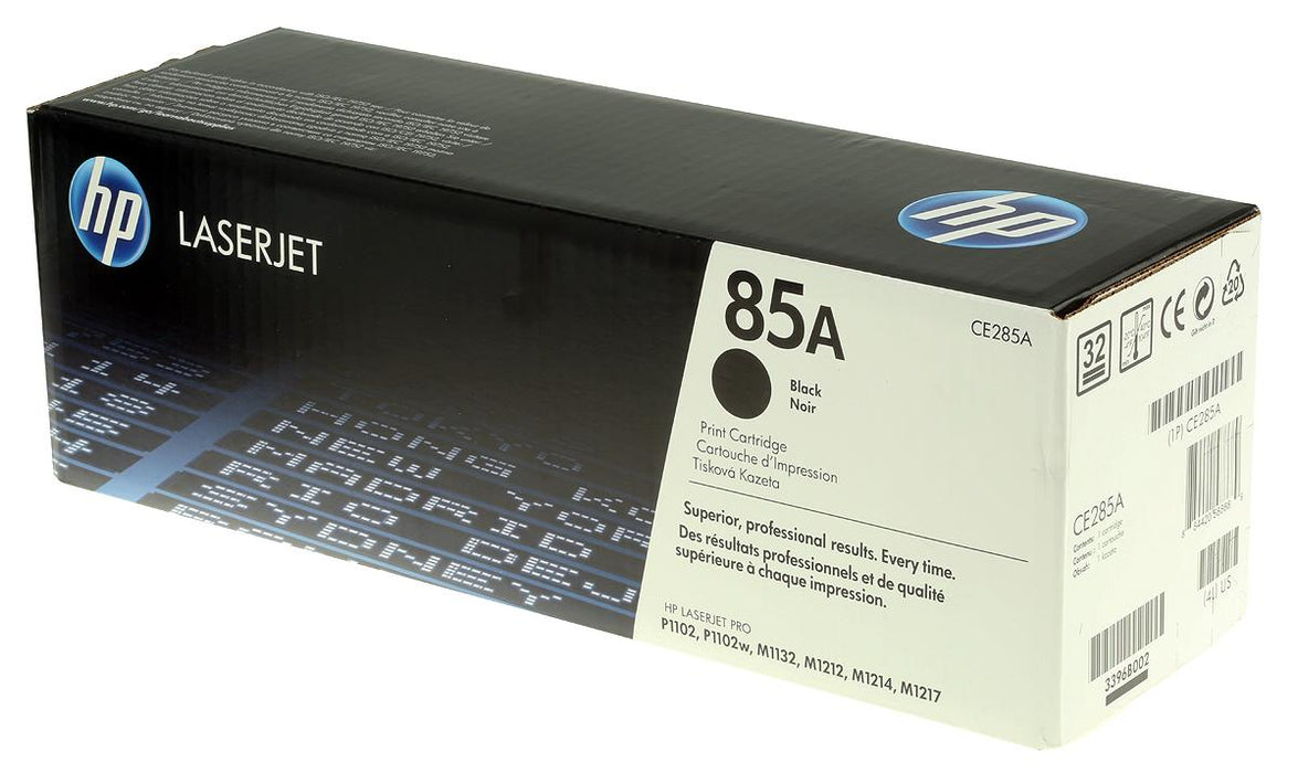HP 85A CE285A Black Standard-Yield Original Toner Cartridge - 1,600 pages (ISO/IEC 19752)