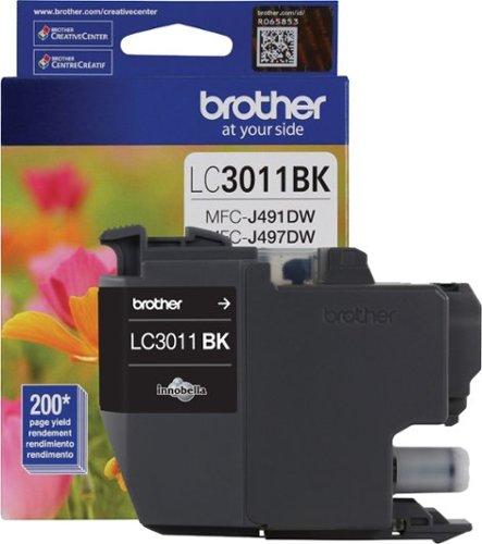 Brother LC3011BK Black Standard-Yield Original Ink Cartridge