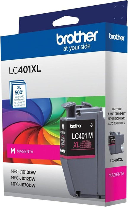 Brother LC401XL LC401XLMS Magenta High Yield Original Ink Cartridge – 500 Pages